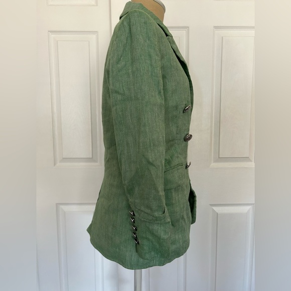 Veronica Beard Beacon Dickey Linen-blend Blazer - Picture 4 of 14